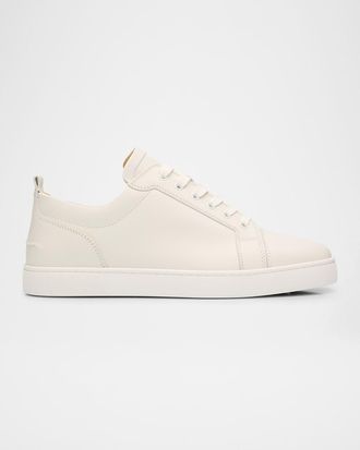 Christian Louboutin Men & apos;s Louis Junior Leather Low-Top Sneakers