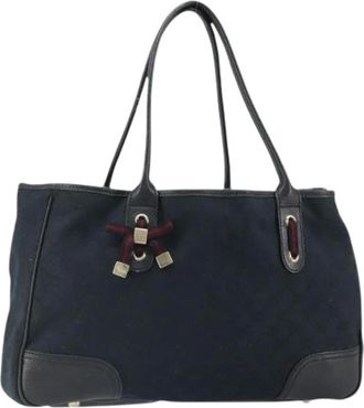Gucci Pre-owned Tote Bags, female, Black, Size: ONE SIZE Pre-owned Vintage Tote Bag