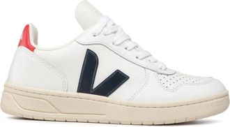 Veja V-10 Leren Sneakers - Dames - Sneakers - Wit - 38 EU - Leer - Schoenen