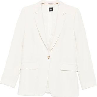 BOSS Blazer monopetto - Bianco