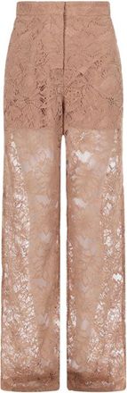 Sportmax Rechte Broek - Dames - Straight fit broeken - Roze - M - Broeken