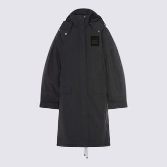 Ganni Black Nylon Down Jacket