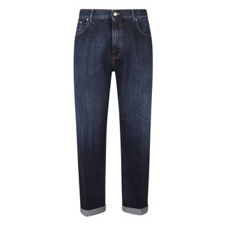 Dondup Slim-fit Jeans, male, Blue, Size: W35 Ervin five-pocket Jeans