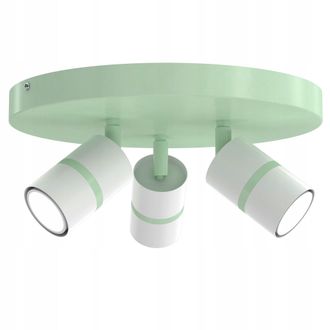 OEM Gratuito. Lampada Da Soffitto, Spot Orientabile Gu10, Verde Pastello Ewilight
