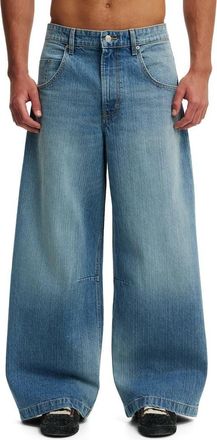 Cotton On Mens Y2k Super Baggy Jean in Drive Blue at Nordstrom, Size 38 X 32