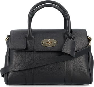 Mulberry Tassen, Dames, Zwart, ONE Size, Leer, Small Bayswater Satchel