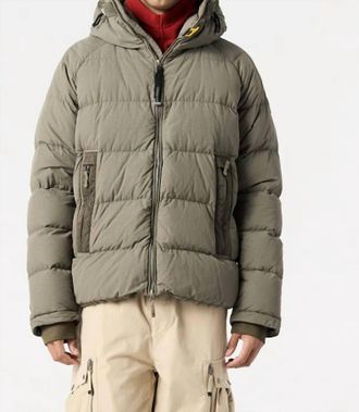 Parajumpers Mens Norton Jacket In Olive Grey