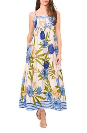 CeCe by Cynthia Steffe Print Sleeveless Maxi Dress in Eggnog at Nordstrom Rack, Size Xx-Large