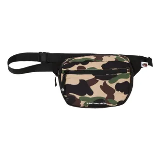 A Bathing Ape 1st Camo Packable Waist Back M Travel Yellow 0ZXBGMX00290QYEX