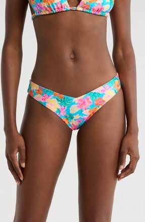 Kulani Kinis V-Cut Bikini Bottoms in Paradise Pop at Nordstrom, Size X-Small