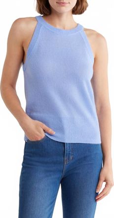 Veronica Beard Myrick Cashmere Tank In Hydrangea