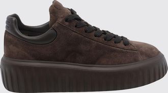 Hogan Sneakers H-Stripes in pelle scamosciata con suola platform
