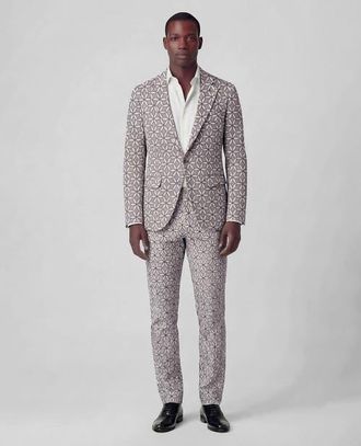 Lords of Harlech Tribal Mens Tailored Blazer in Tribal Natural at Nordstrom, Size 44