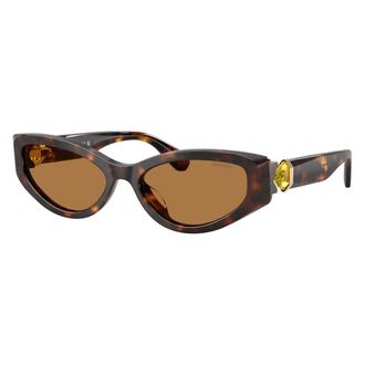 Swarovski Sunglasses, unisex, Brown, Size: 55 MM 0Sk6045U