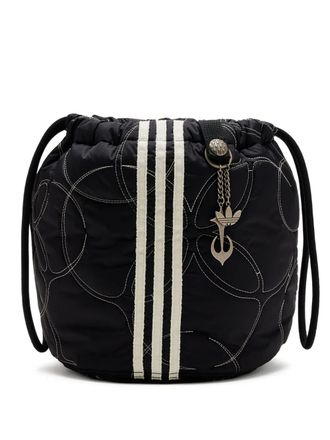 adidas Borsone trapuntato con coulisse - Nero