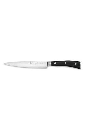 W&uuml;sthof Classic Ikon 6-Inch Utility Knife in Black at Nordstrom