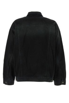 Balenciaga Mens Giacca Sunbleachedblack T Cotton Giacche E Gilet Jacket