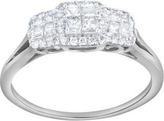 LuvMyJewelry Varenne 0.35 Ct 10K Gold Diamond Ring in 14K Yellow Gold at Nordstrom, Size 7