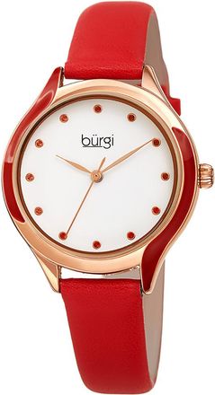 B&uuml;rgi Burgi Womens Genuine Leather Watch