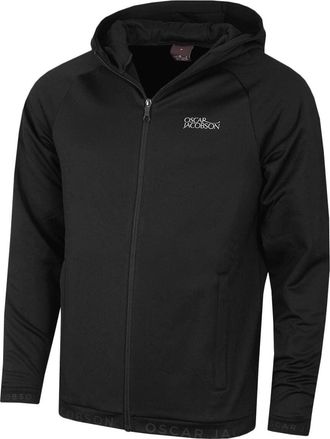 Oscar Jacobson Mens Travis Full Zip Golf Hoody - Black - M
