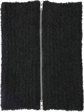 Maison Margiela Wool Blend Zip Neck Warmer