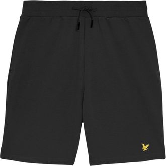 Lyle & Scott Korte Broeken, Heren, Zwart, L, Mid Bottoms Fly Fleece Shorts