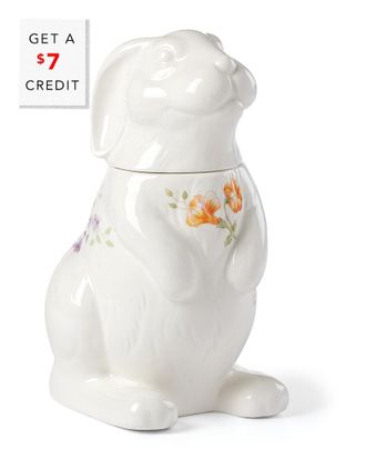 Lenox Butterfly Meadow Bunny Cookie Jar