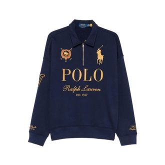 Ralph Lauren Sudadera Troyer - Sweatshirts & Hoodies - Hombre - Azul - XL