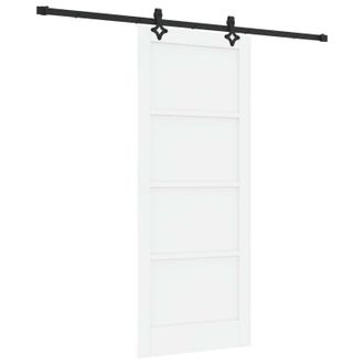 vidaXL Puerta Corredera Orkdal Blanco 83 X 202 Cm Vidaxl