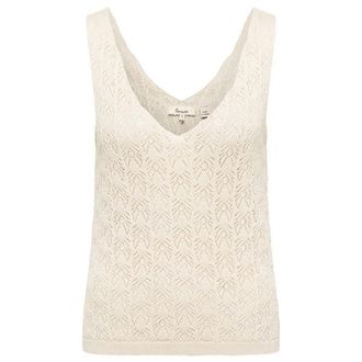 Tranquillo Top Malaa Top f&uuml;r Damen | beige/wei&szlig;
