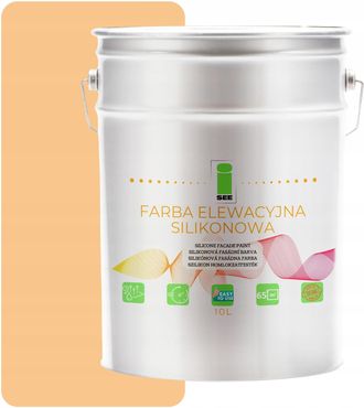 OEM Pintura De Silicona Para Fachadas, Color Beige C&aacute;lido, Tono Beige, 10 L