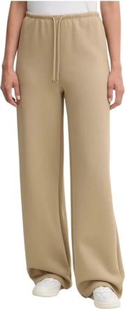 Patrizia Pepe Oversized Jogger Broek - Dames - Wijde Broeken - Groen - M - Katoen - Broeken