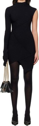 Balenciaga Womens Black Polyester Casual Dress