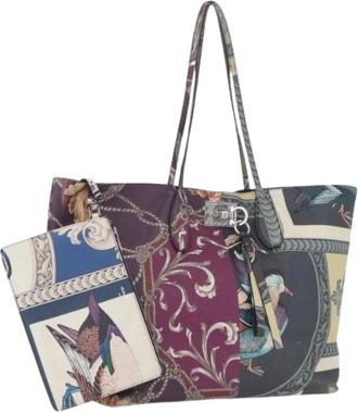 Ferragamo Pre-owned Tote Bags, female, Multicolor, Size: ONE SIZE Pre-owned Tote Bag