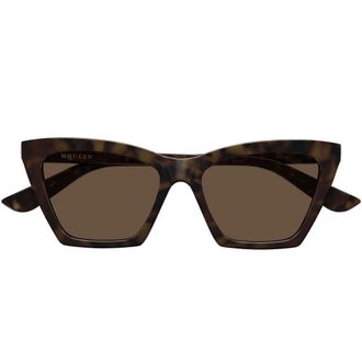 Alexander McQueen Alexander McQueen, Sunglasses, female, Brown, Size: 54 MM Spike Sunglasses