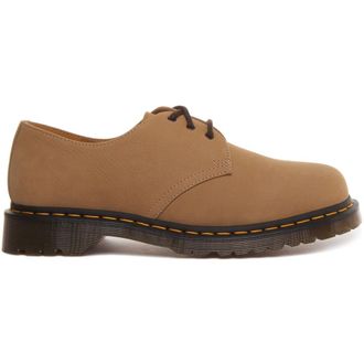 Dr. Martens Laced Shoes, male, Beige, 8 UK, Milled Nubuck Leather Laced Shoes