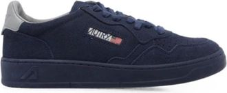 Autry Medalist Low - Heren - Sneakers - Blauw - 45 EU - Leer - Schoenen