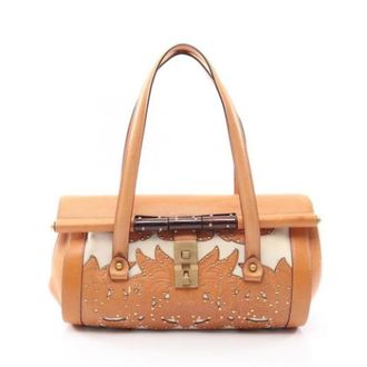 Gucci Pre-owned Canvas gucci-bags - Dames - Pre-owned - Bruin - Maat: ONE Size