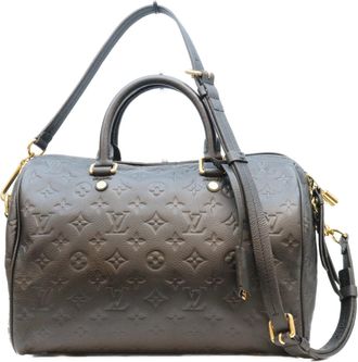Louis Vuitton Black Monogram Empreinte Boston Bag (Pre-Owned)