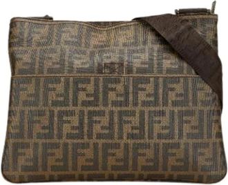 Fendi Pre-owned Vintage Plastic Cross Body Bag - Dames - Vintage Schoudertas - Bruin - ONE Size - Vintage