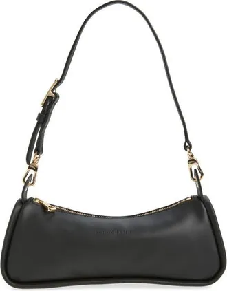 Longchamp Roseau Leather Shoulder Bag in Black at Nordstrom