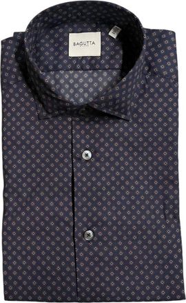 Bagutta Cotton Mens Slim Fit Mens Shirt