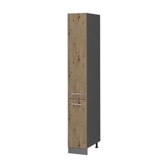Vicco Armario De Farmacia R-line, Roble Artesanal, 30 Cm, Vicco
