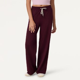 Vuori Clothing Womens Halo Essential Wideleg Pants Red XXL