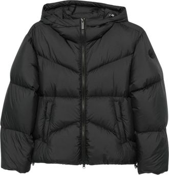 Colmar Capuchonjack van dons - Dames - Ski Jassen - Zwart - M - Leer - Fitness