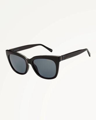 Radley London Black Oversized Cat Eye Sunglasses Greenwich SS26 Radley London