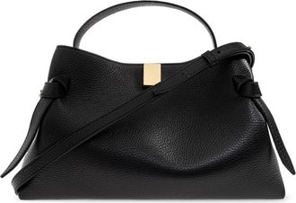 Yuzefi Tassen, Dames, Zwart, ONE Size, Leer, Handtas Gyoza