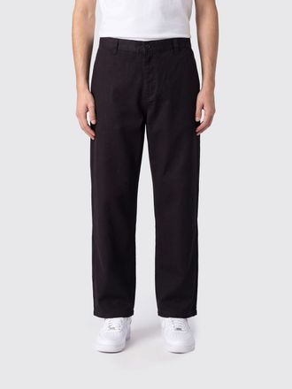 Carhartt Work in Progress Brady Wide Leg Cotton Trousers with Rear Logo