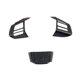 OEM Embellecedor De Los Botones Del Volante Para Los Modelos Wrx/sti 2014-2021, Fabricado En Material Abs Con Fibra De Carbono