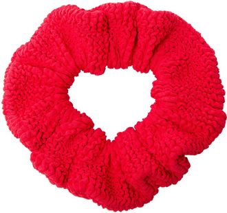 Hunza G Crinkle Scrunchie - Red - One Size